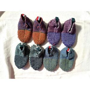 Set of 4 gripper slippers by Bombas for toddlers